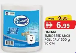 KM Trading Finesse embossed maxi roll 2ply 600 g 20 cm offer