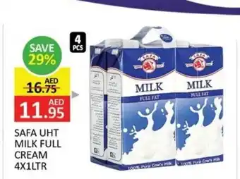 Al Madina Safa uht milk full cream offer