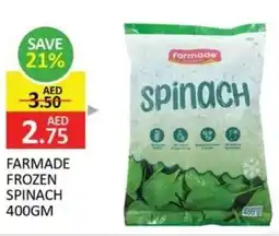 Al Madina Farmade frozen spinach offer