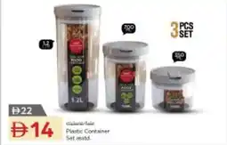 Nesto Plastic Container Set asstd offer