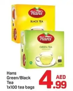Day To Day Hans Green/Black Tea offer