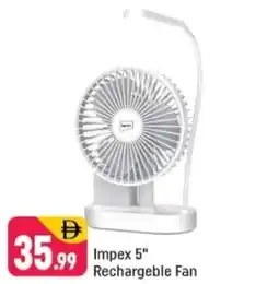 Shaklan Impex 5" Rechargeble Fan offer