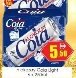 Amber Alokozay Cola Light offer