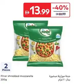 Carrefour Pinar shredded mozzarella offer