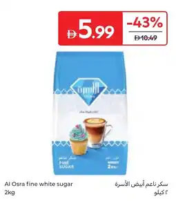 Carrefour Al Osra fine white sugar offer