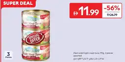 Carrefour Plein soleil light meat tuna offer