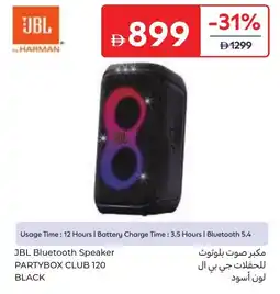 Carrefour Jbl bluetooth speaker partybox club 120 black offer