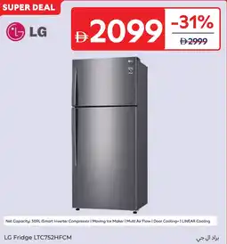 Carrefour Lg fridge ltc752hfcm offer