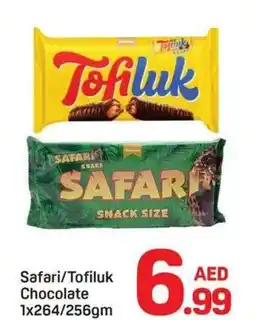 Day To Day Safari/Tofiluk Chocolate offer