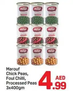 Day To Day Marouf Chick Peas, Foul Chilli, Processed Peas offer