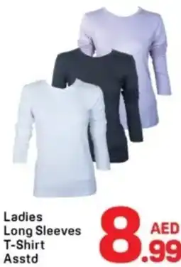 Day To Day Ladies Long Sleeves T-Shirt Asstd offer