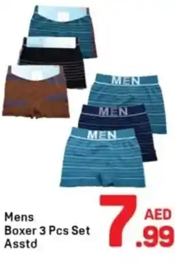 Day To Day Mens Boxer 3 Pcs Set Asstd offer