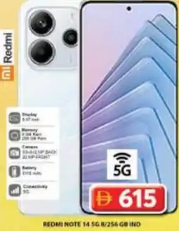 Grand Hyper Market REDMI NOTE 14 5G 8/256 GB IND offer