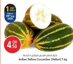 Safari Hypermarket Indian yellow cucumber (vellari) offer