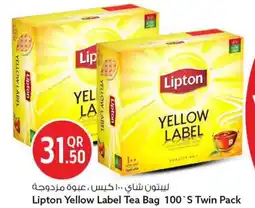 Safari Hypermarket Lipton yellow label tea bag 100`s twin pack offer