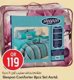 Safari Hypermarket Sleepon comforter 8pcs set asrtd. offer