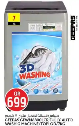 Safari Hypermarket Geepas gfwm6800lcr fully auto washig machine/toplod offer