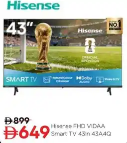 Nesto Hisense fhd vidaa smart tv 43ln 43a4q offer