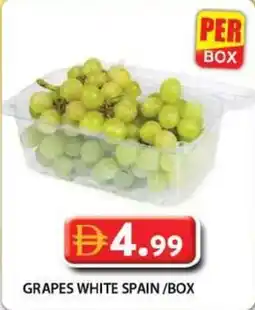 Grand Hyper Market Grapes white spain/box offer