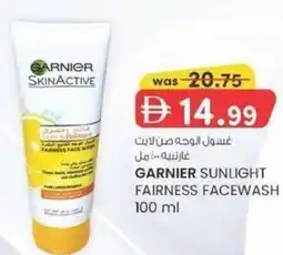 KM Trading Garnier sunlight fairness facewash offer