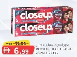 KM Trading Closeup toothpaste offer