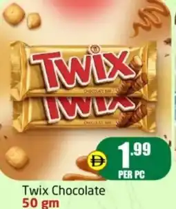 Delta Centre Twix Chocolate offer