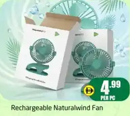 Delta Centre Rechargeable naturalwind fan offer