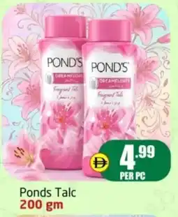 Delta Centre Ponds talc offer