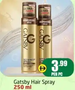 Delta Centre Gatsby hair spray offer