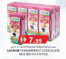 KM Trading Lacnor strawberry / chocolate milk offer