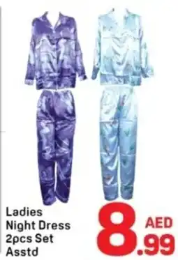 Day To Day Ladies Night Dress Set Asstd offer