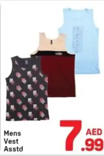 Day To Day Mens Vest Asstd offer