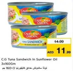 Nesto C.G Tuna Sandwich In Sunflower Oil offer