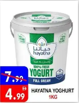 United Hypermarket Hayatna yoghurt offer
