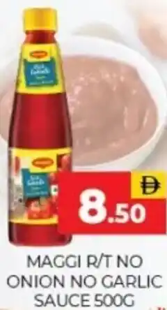 Al Adil Maggi r/t no onion no garlic sauce offer