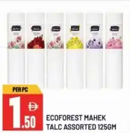 Dream Land Center Ecoforest mahek talc assorted offer
