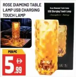 Dream Land Center Rose diamond table lamp usb charging touch lamp offer