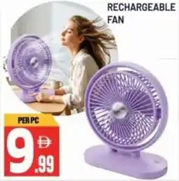 Dream Land Center Rechargeable fan offer