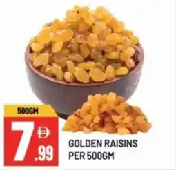 Dream Land Center Golden raisins offer