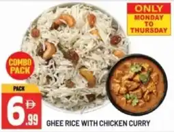 Dream Land Center Ghee rice with chicken curry offer
