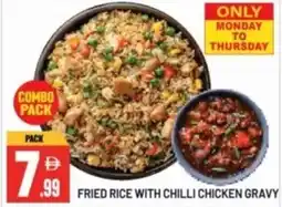 Dream Land Center Fried rice with chilli chicken gravy offer