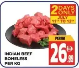 Dream Land Center Indian beef boneless offer