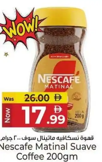 Kenz Hypermarket Nescafe Matinal Suave Coffee offer