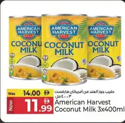 Kenz Hypermarket American Harvest Coconut Milk offer