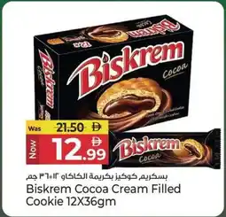 Kenz Hypermarket Biskrem Cocoa Cream Filled Cookie offer