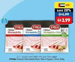 Viva D'Pollo Chicken Mortadella Plain / Black Pepper/ Olive offer