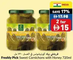 Viva Freshly Pick Sweet Cornichons with Honey offer