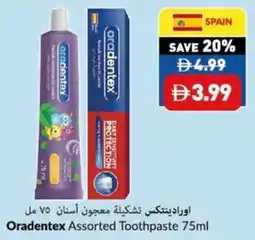 Viva Oradentex Assorted Toothpaste offer