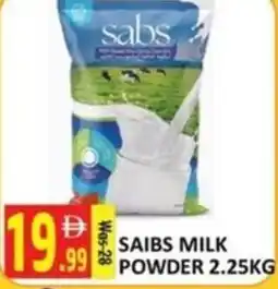 Al Kabayel Saibs milk powder offer