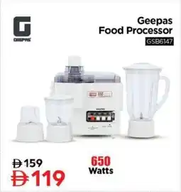 Nesto Geepas Food Processor GSB6147 offer